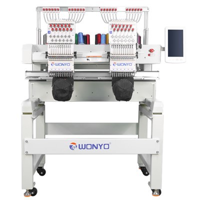 2ヘッド12針コンピュータ高速刺繍機WY1202CH