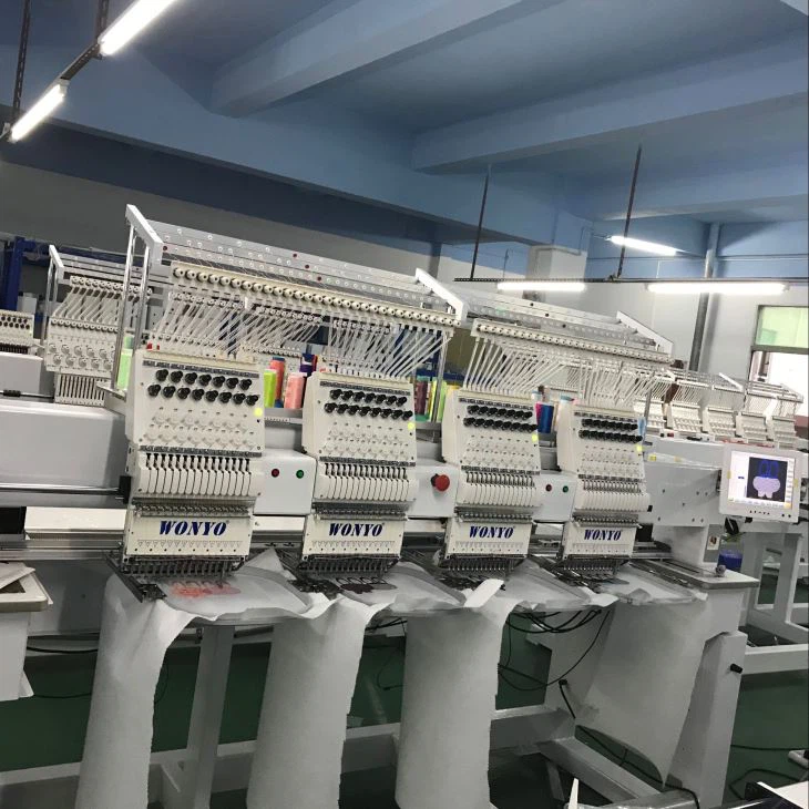 4 Head Computer Garment Embroidery Machine With All Parts