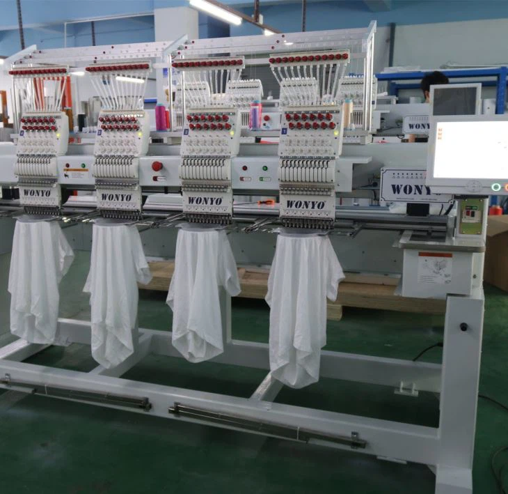 High Quality Embroidery Machine 4 Head T-shirt And Flat Embroidery