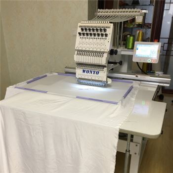 兄弟の刺繍機械12/15色と同じぐらいよい単一のヘッドコンピュータ刺繍機械500 * 800 Mm