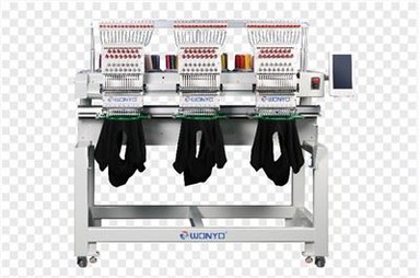 工業用高速3ヘッドフラットコンピューター刺繍機